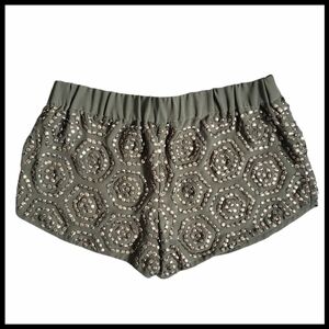 ⭐️3/$25⭐️ Guess Army Green Sequin Shorts  Swimsuit Cover Up